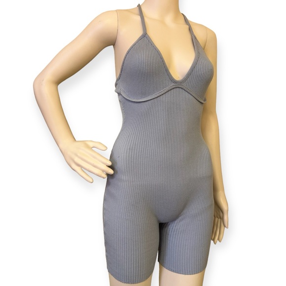 Cali Ribbed Romper - Picture 1 of 7